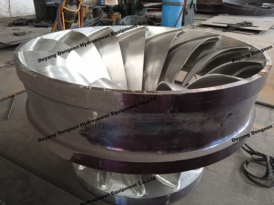 Máquina de polir as lâminas do corredor da turbina hidráulica ajustável ou rotação de baixa velocidade