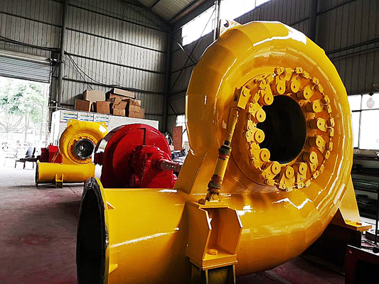 Gerador de turbina hidráulica de aço personalizado com alcance de cabeça de água de 5m-500m
