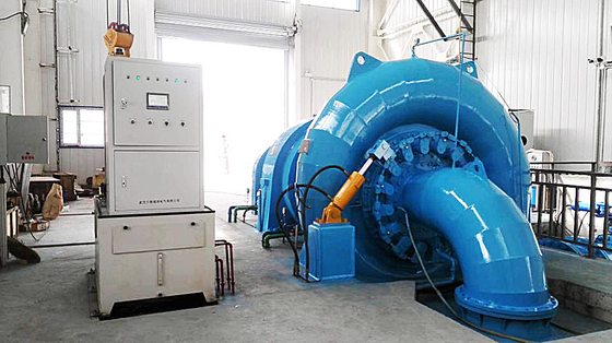 Gerador de turbina hidráulica de aço/aço inoxidável Alta durabilidade e eficiência de 90-96%