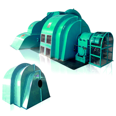 Frequência Gerador de turbina de ferro fundido Pelton Modo de excitação sem escovas 500-3000r/min Faixa de velocidade