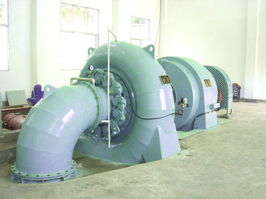 Gerador automático de turbina Francis de aço inoxidável 10kV Voltagem nominal 300KW-20MW Potência