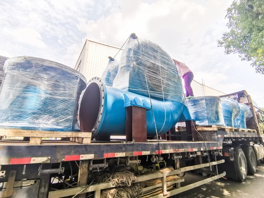 Turbina de água de alta cabeça de aço e aço inoxidável para aplicações de cabeça de água