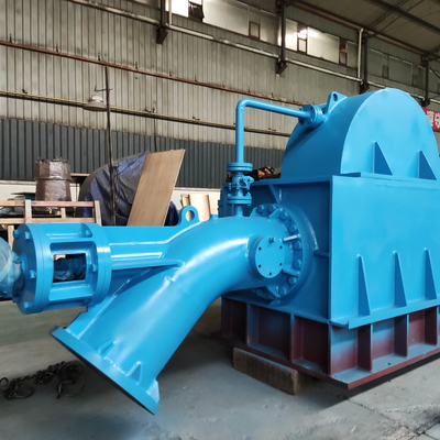 Gerador de turbina hidráulica de 200kw-20mw personalizado de aço / aço inoxidável 450-1000rpm