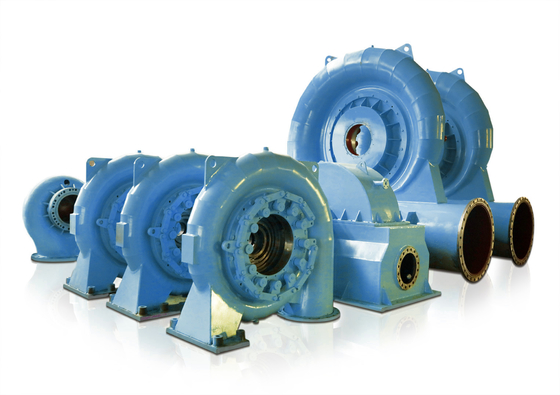 Gerador de turbina de água vertical/horizontal sem escovas com velocidade de 450-1000 rpm e alta eficácia