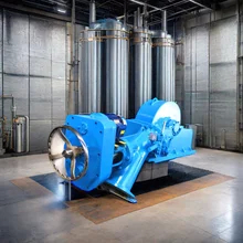 Gerador de Turbina Vertical de 30 MW com Frequência de 50 Hz e Velocidade de 500-3000 rpm