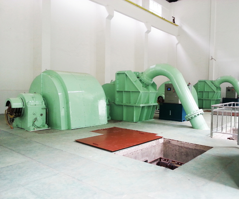 Unidade de gerador de hidroturbina Pelton de velocidade padrão 6-10kV com micro governador de arrefecimento por ar/óleo