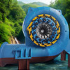 Gerador de turbina hidráulica de 200kw-20mw para várias cabeças de água 50HZ/60HZ Frequência 450-1000rpm