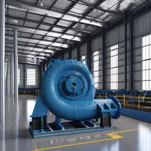 Turbina hidráulica de aço e aço inoxidável personalizada Kaplan Turbina de água Francis com durabilidade