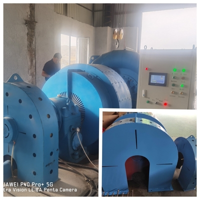 Gerador de turbina de água de cor personalizado 200kw-20mw saída 300-3000rpm velocidade