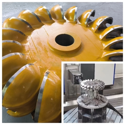 Corredor de turbina hidráulica de precisão com lâmina variável Anticorrosivo com aço inoxidável ou aço carbono