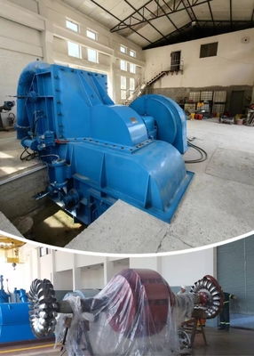 IP54 Gerador de energia de turbina Pelton com excitação de tiristores sem escovas