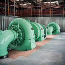 Gerador de turbina de água para aplicações interiores / exteriores