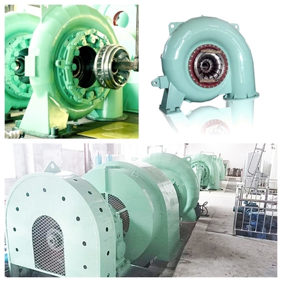 Gerador de excitação sem escovas de hidroturbina de 200 kW-20 MW para geração de energia
