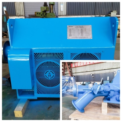 Geradores de turbina turbo de alta potência com micro governador de alimentação de corrente contínua para estações hidrelétricas