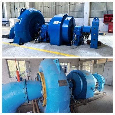 Turbina de água de cabeça alta / Gerador de turbina Francis para cabeças de água 5m-500m
