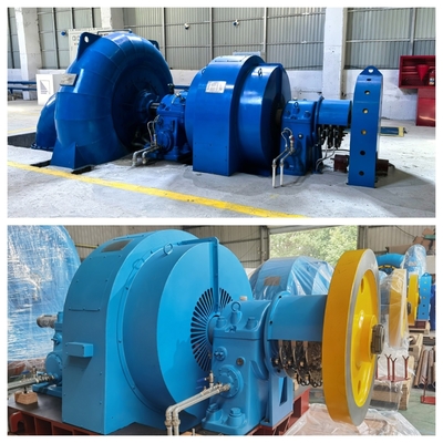 Gerador de turbina hidrelétrica personalizado de 1000 kW com recurso fluvial para eletricidade