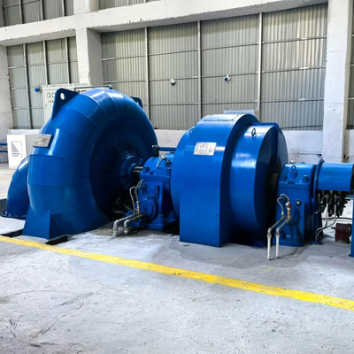 Gerador de turbina Francis vertical ajustável de 450-1000 RPM para cabeças de água baixa de 20-300M
