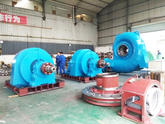 Gerador de turbina hidráulica 5m-500m Perfeito para aplicações de alta cabeça