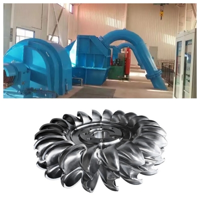 500-3000r/min Distância de velocidade Gerador de turbina tipo Pelton com modo de excitação sem escovas