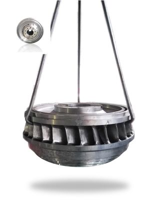 Geração de energia hidrelétrica Corredor de turbina hidrelétrica com comprimento de lâmina personalizado e velocidade nominal do rotor de 300 rpm