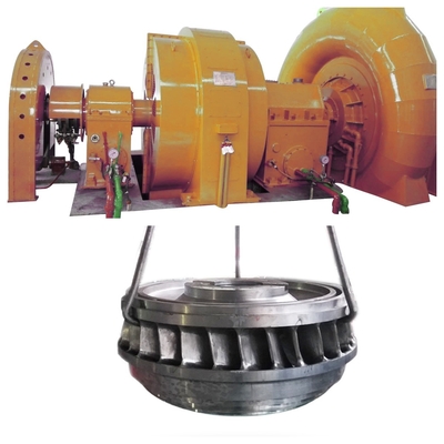 Precision Francis Turbine Generator Material do corredor de aço inoxidável e frequência nominal 50Hz/ 60HZ