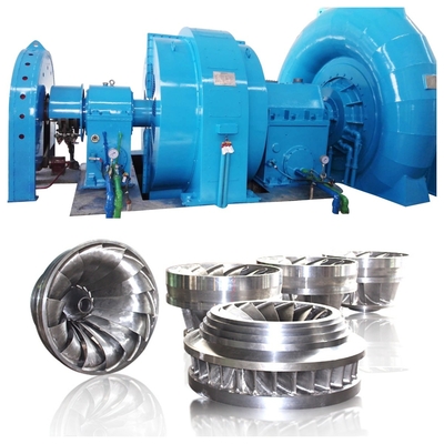 450-1000RPM Velocidade nominal Francis gerador de turbina de água para geração de energia hidrelétrica