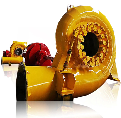 450-1000RPM Francis gerador de turbina de água 90%-96% eficiência nominal longa vida útil