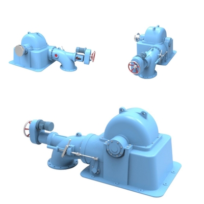 Método de instalação vertical / horizontal 500kW Turbo Turbine Hydro Generator com AVR personalizado
