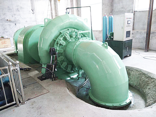 Alta durabilidade Turbinas hidrelétricas Gerador hidrelétrico para cabeça de água Faixa de 20m-200m