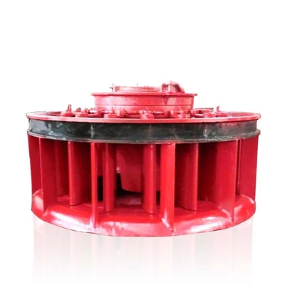 Turbina hidráulica de aço inoxidável com velocidade nominal do rotor de 1000 rpm e diâmetro de saída de 1 a 5 metros