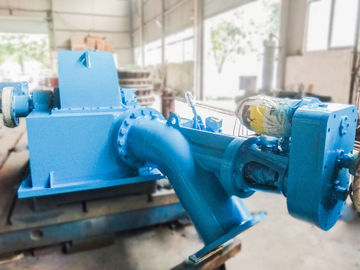 O dobro provê de bocal o gerador de turbina de Turgo usado no central elétrica hidroelétrico