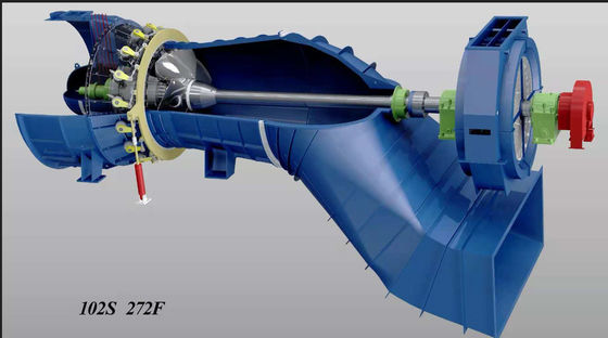 roda hidráulica do gerador magnético tubular da energia livre de gerador de turbina 300kw