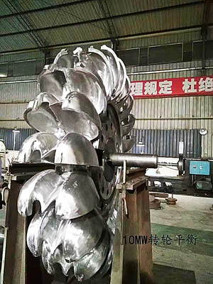 corredor da turbina de 800kw Pelton o hidro personalizou o hidro equipamento pequeno da turbina