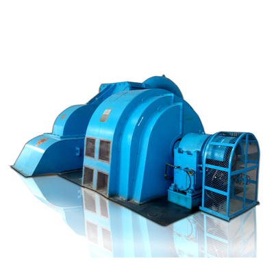 Cabeça de aço inoxidável personalizada 300kw~50mw do ponto alto do gerador de turbina de Pelton hidro