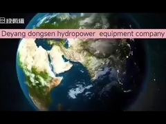 Francis Tipo 500kw gerador de turbina de água em usina hidrelétrica cor amarela