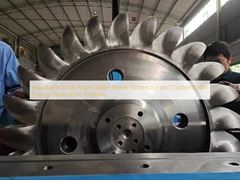 Turbina de energia hidráulica com ângulo de lâmina ajustável e soluções de geração de energia personalizáveis