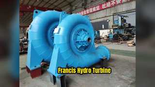Gerador de turbina hidráulica Francis 300kW 20MW