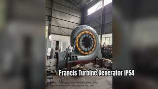Gerador de turbina Francis IP54 horizontal vertical