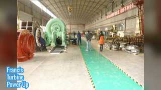 Gerador de Turbina Francis 2000kW Soluções de Energia