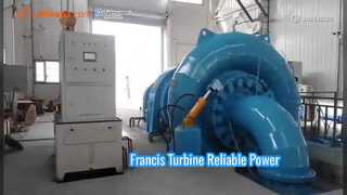 Turbina Francis tipo reação - turbina mais amplamente utilizada para usinas de energia de média e alta altura