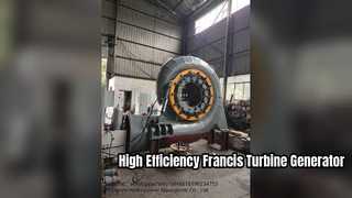 Gerador de turbina Francis de alta eficiência 300KW a 20MW
