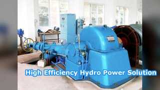 Gerador de turbina Turgo eficiente para energia hidrelétrica