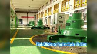 Soluções de gerador de turbina hidráulica Kaplan de alta eficiência