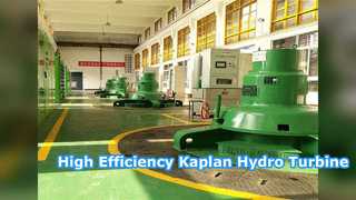 Poder da eficiência elevada do gerador de turbina de DSSD Kaplan hidro
