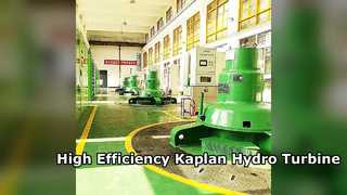 Soluções de gerador de turbina hidráulica Kaplan de alta eficiência