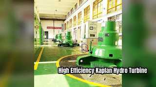 Soluções de gerador de turbina hidráulica Kaplan de alta eficiência