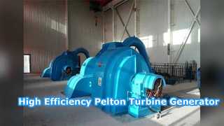 Gerador de turbina Pelton de alta eficiência para energia hidrelétrica