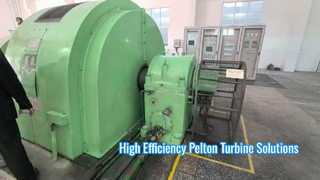 Turbina Pelton | Energia proveniente de altas gotas de água