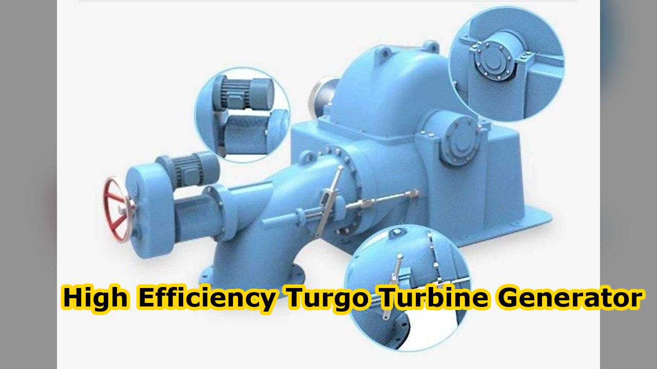 Gerador de Turbina Turbo de 3 Fases Projetado para Fluxo de Design de 0,744 M3s a 1,176 M3s e Eficiência Até 87% Solução de Energia