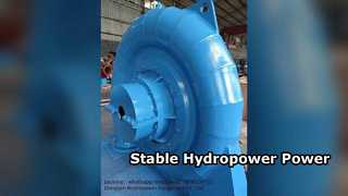 Gerador de turbina Francis 450-1000RPM energia hidrelétrica estável